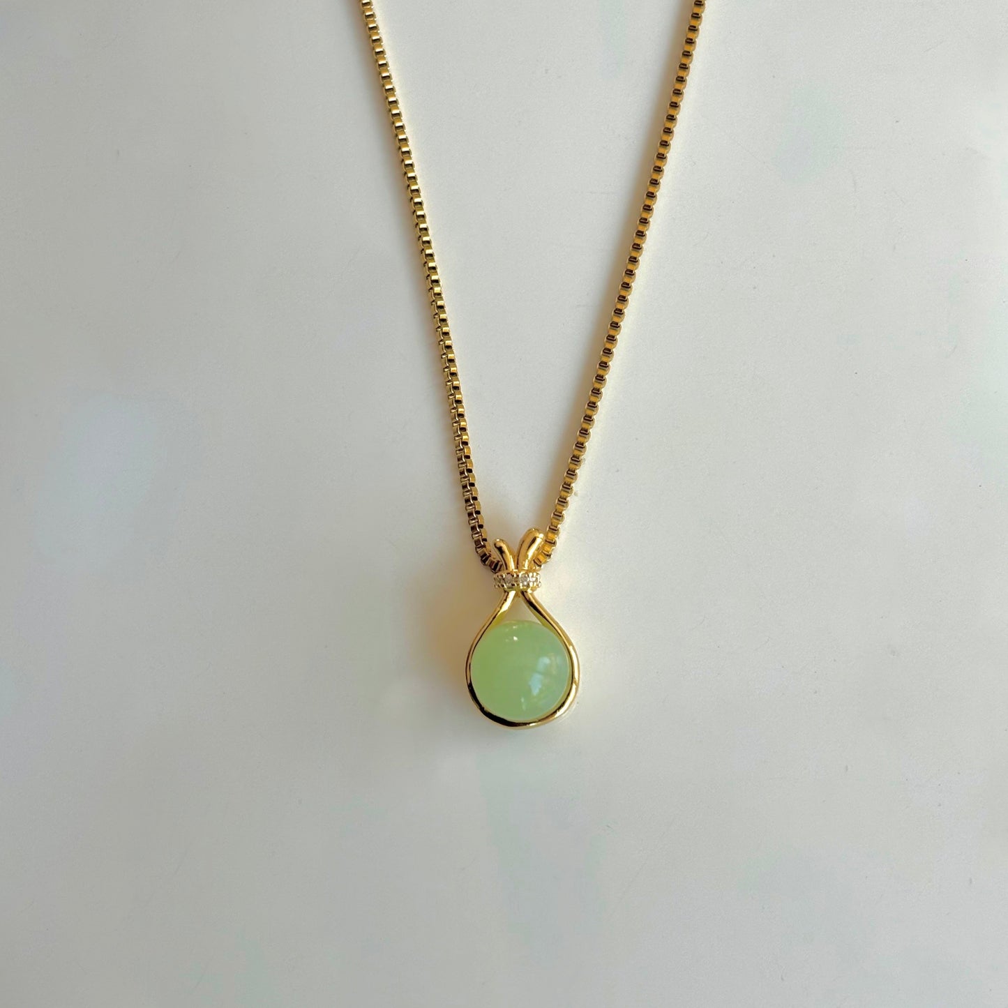 Jade Diamond Necklace