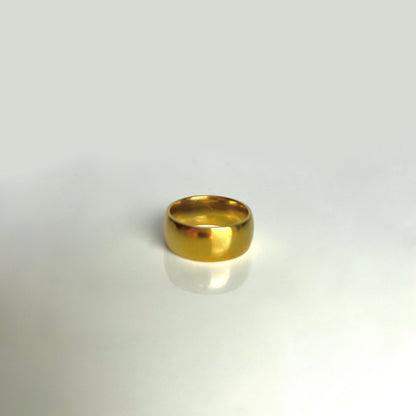 Thick Vintage Gold Band