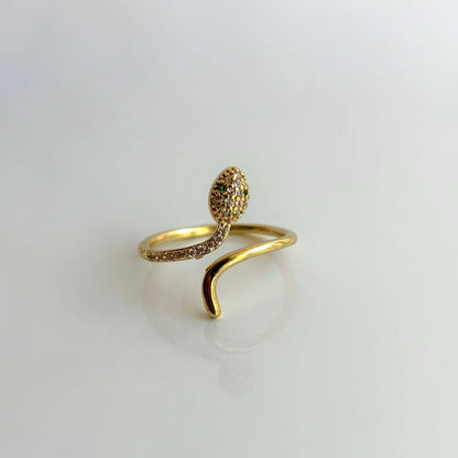 Diamond Snake Ring