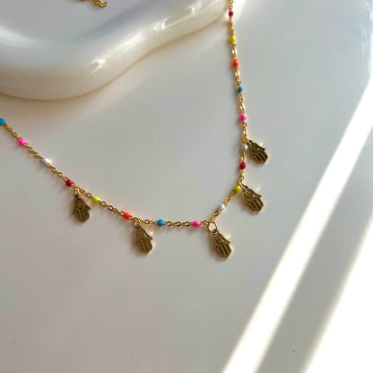 Guardian Hamsa Necklace